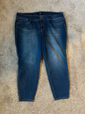 Torrid Dark Wash Skinny Jeans - Stretch Curvy Fit